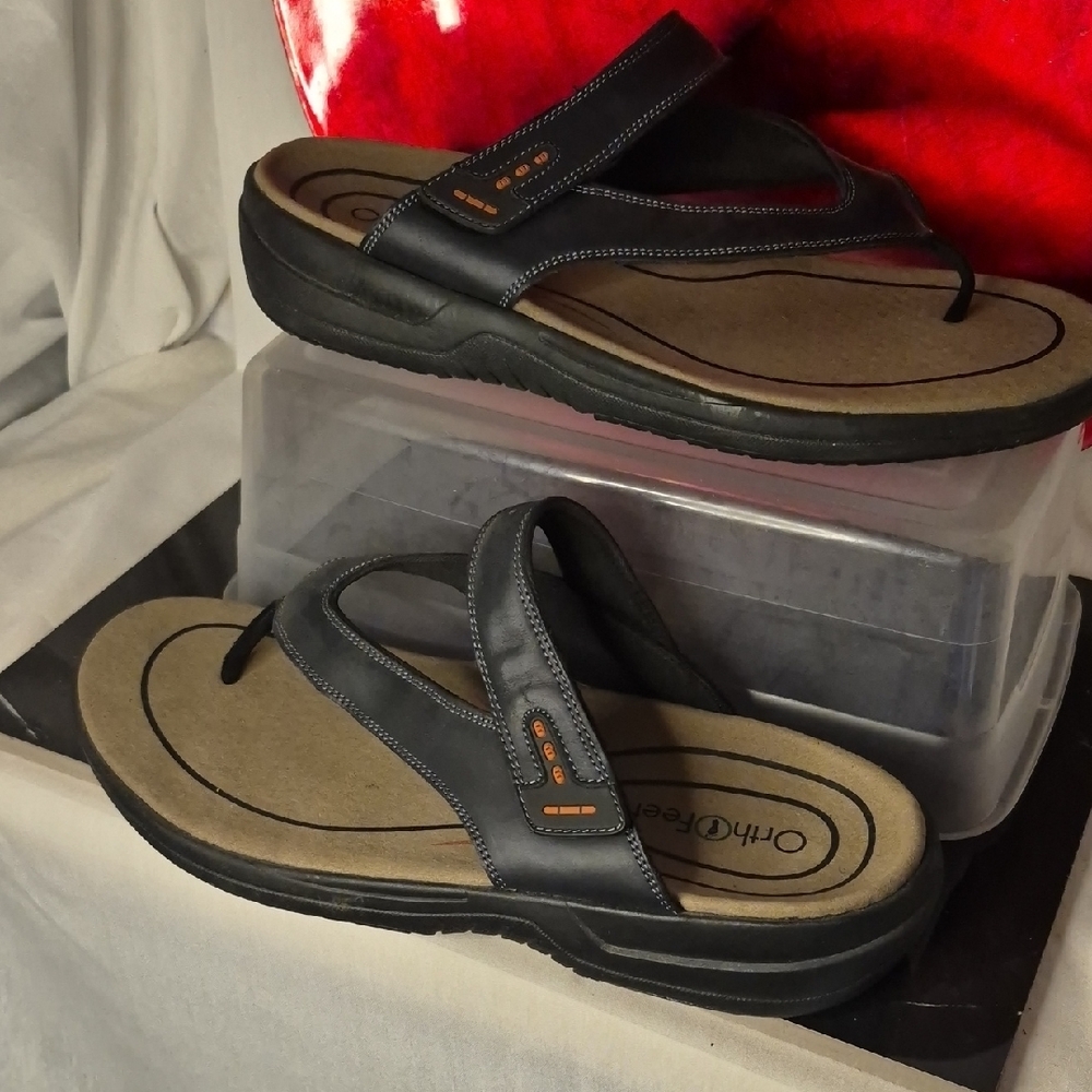 MS5- Black and Tan Men's Sandals